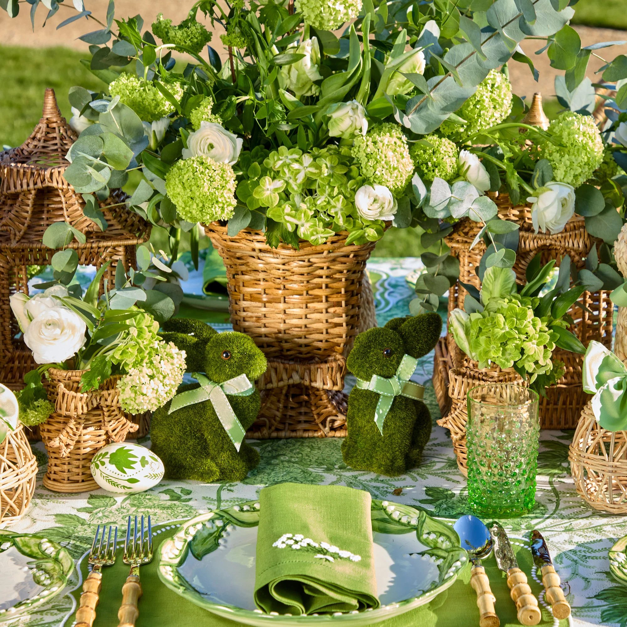 Emerald Hobnail Glasses (Set of 6) - Image 18