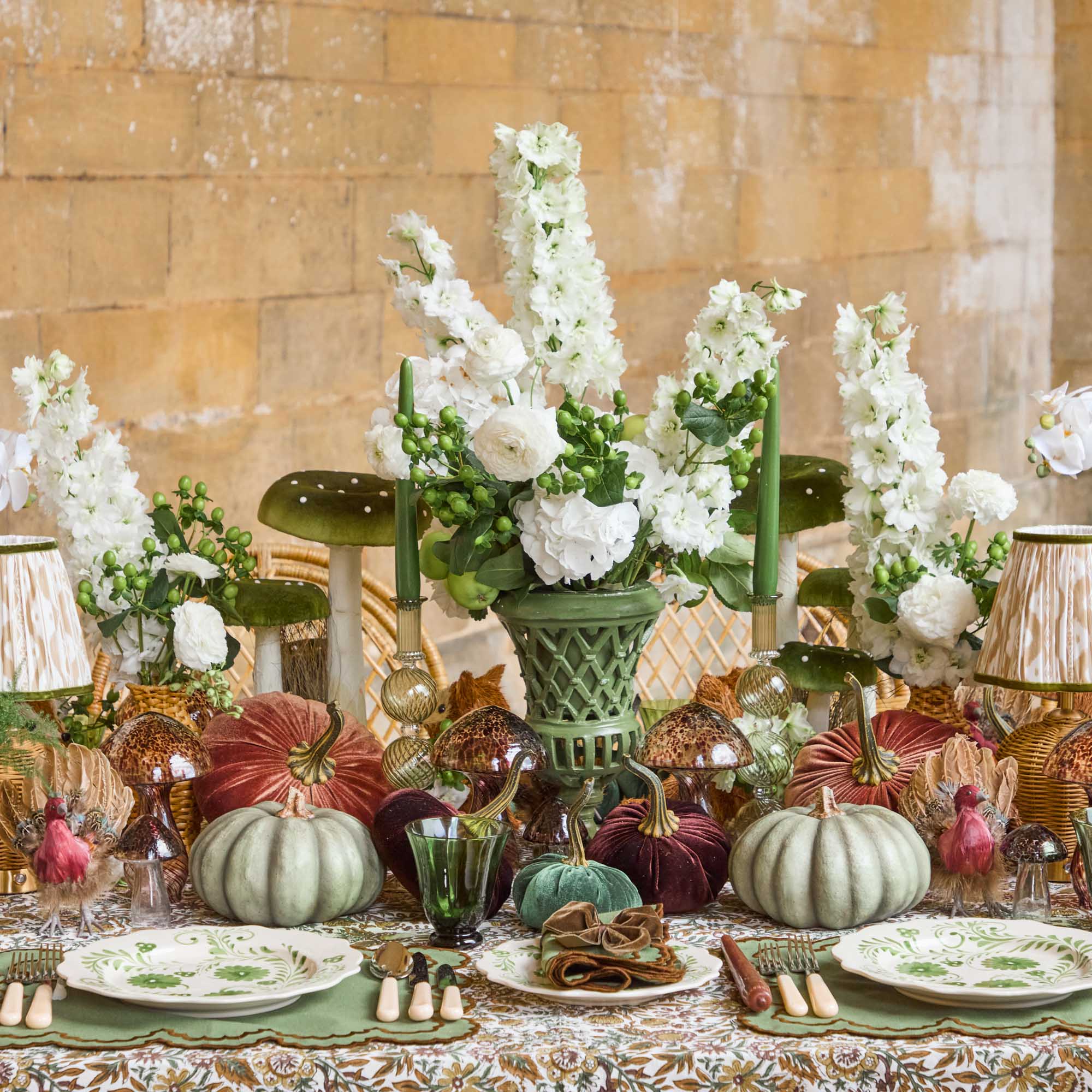 Small Camille Olive Candle Holder (Pair) - Image 20