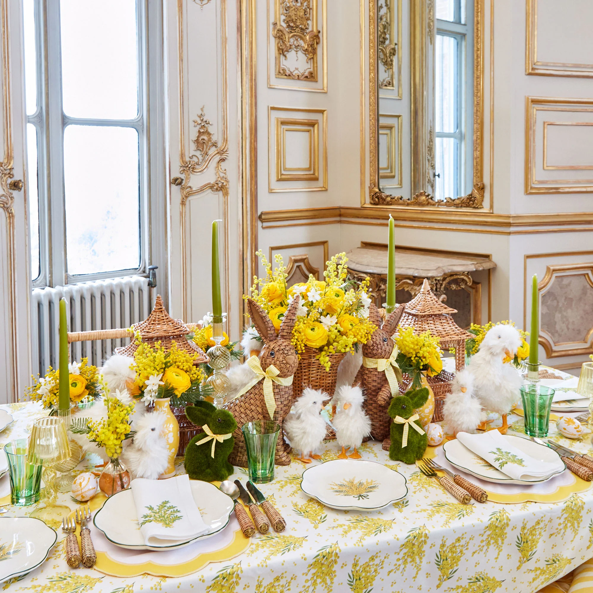 Small Camille Olive Candle Holder (Pair) - Image 30