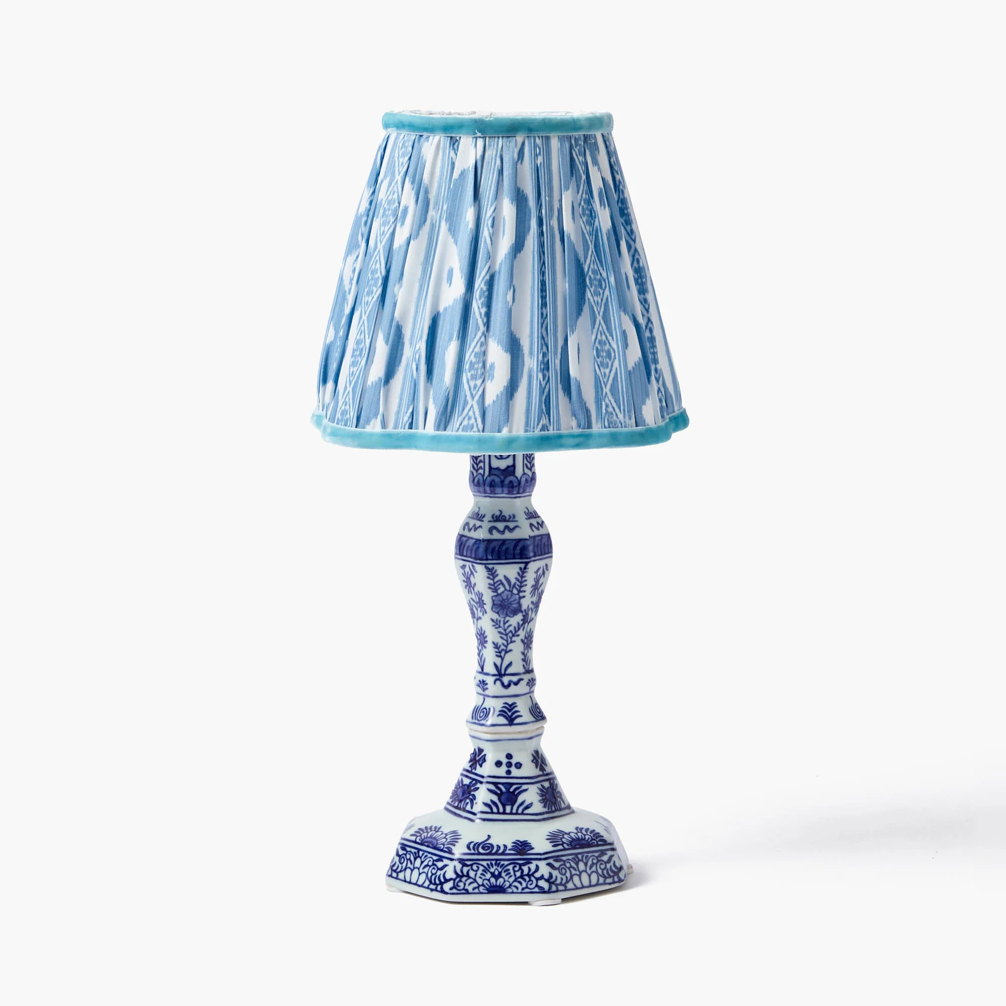 Blue Ikat Lampshade (18cm) - Image 5