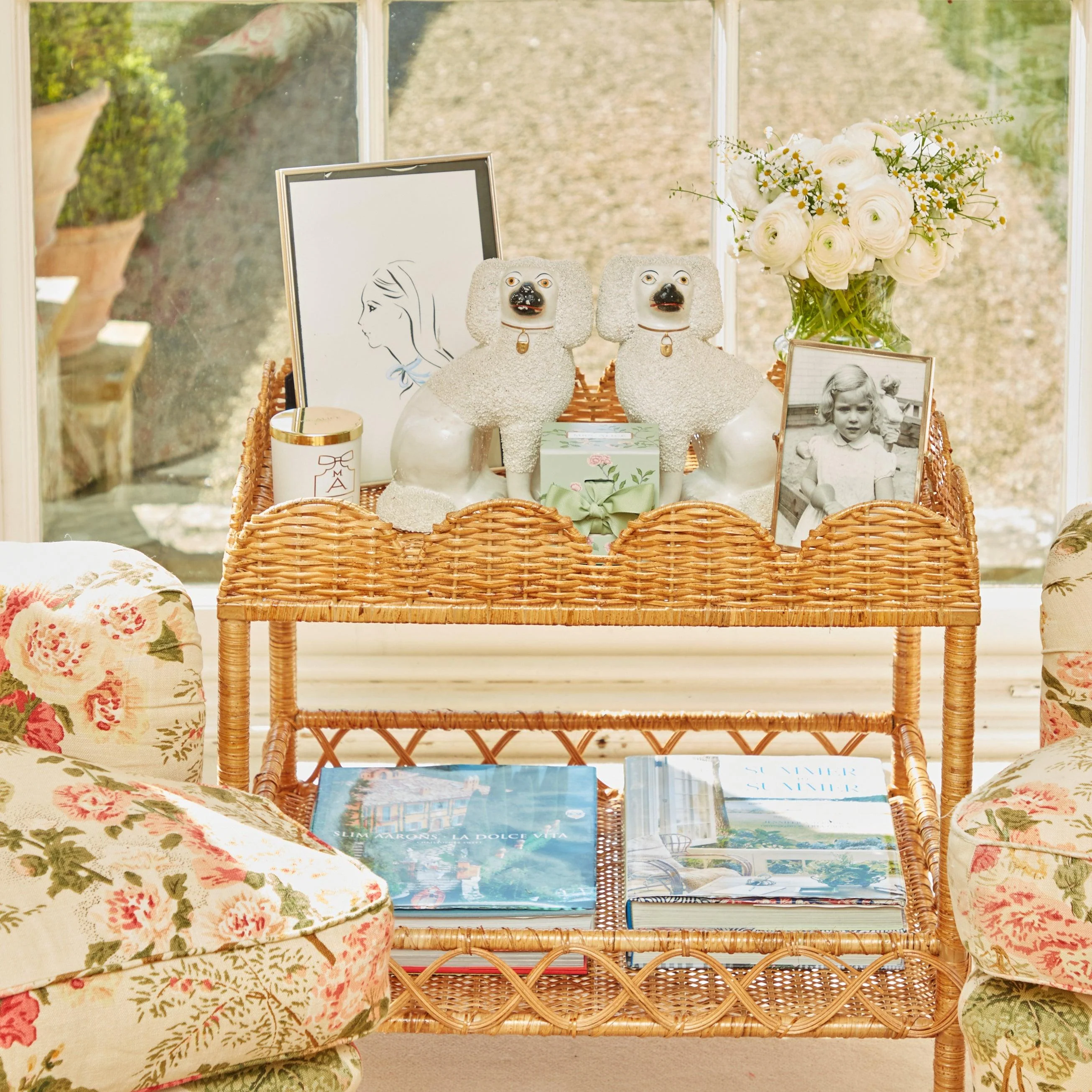 Sophia Rattan Side Table - Image 3