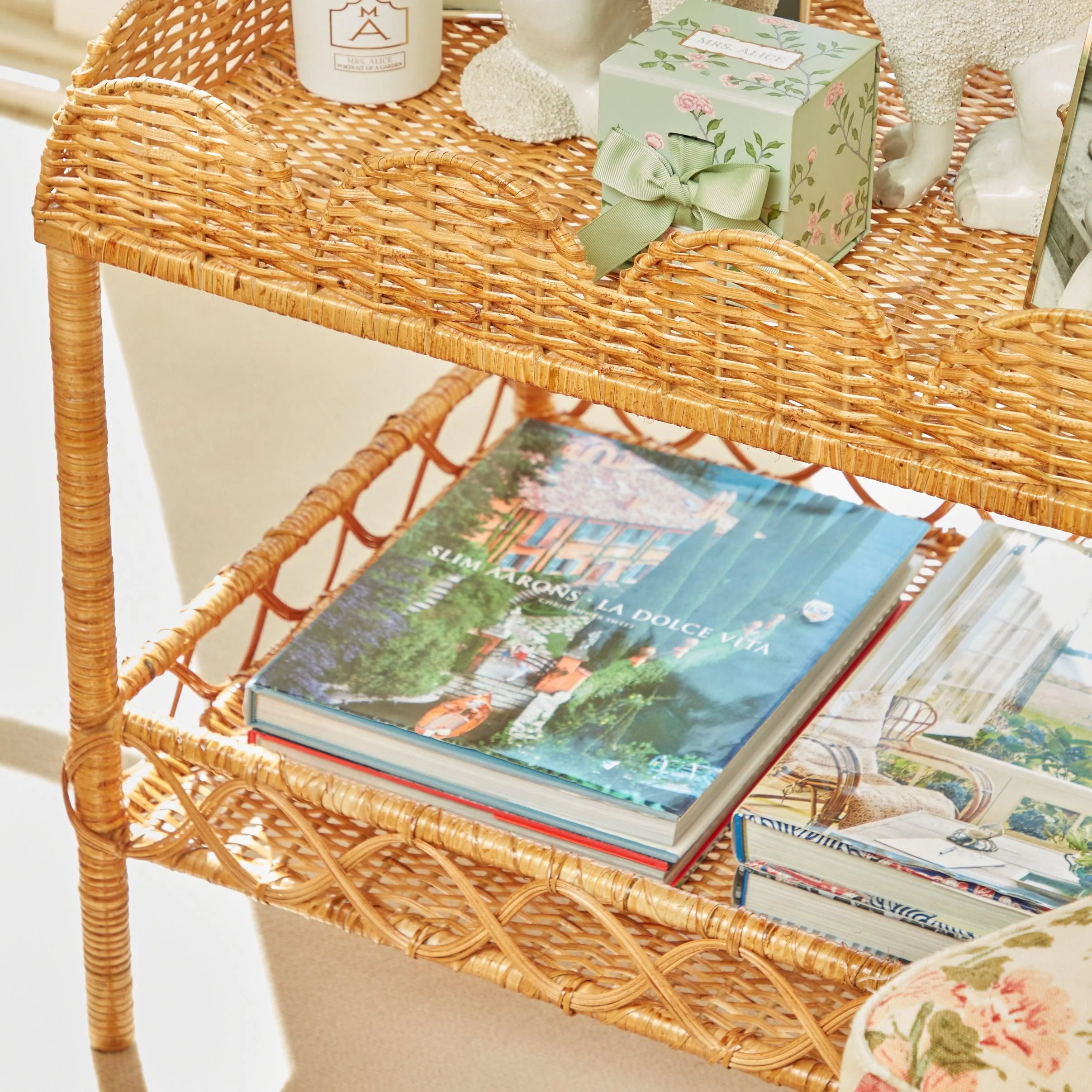 Sophia Rattan Side Table - Image 4