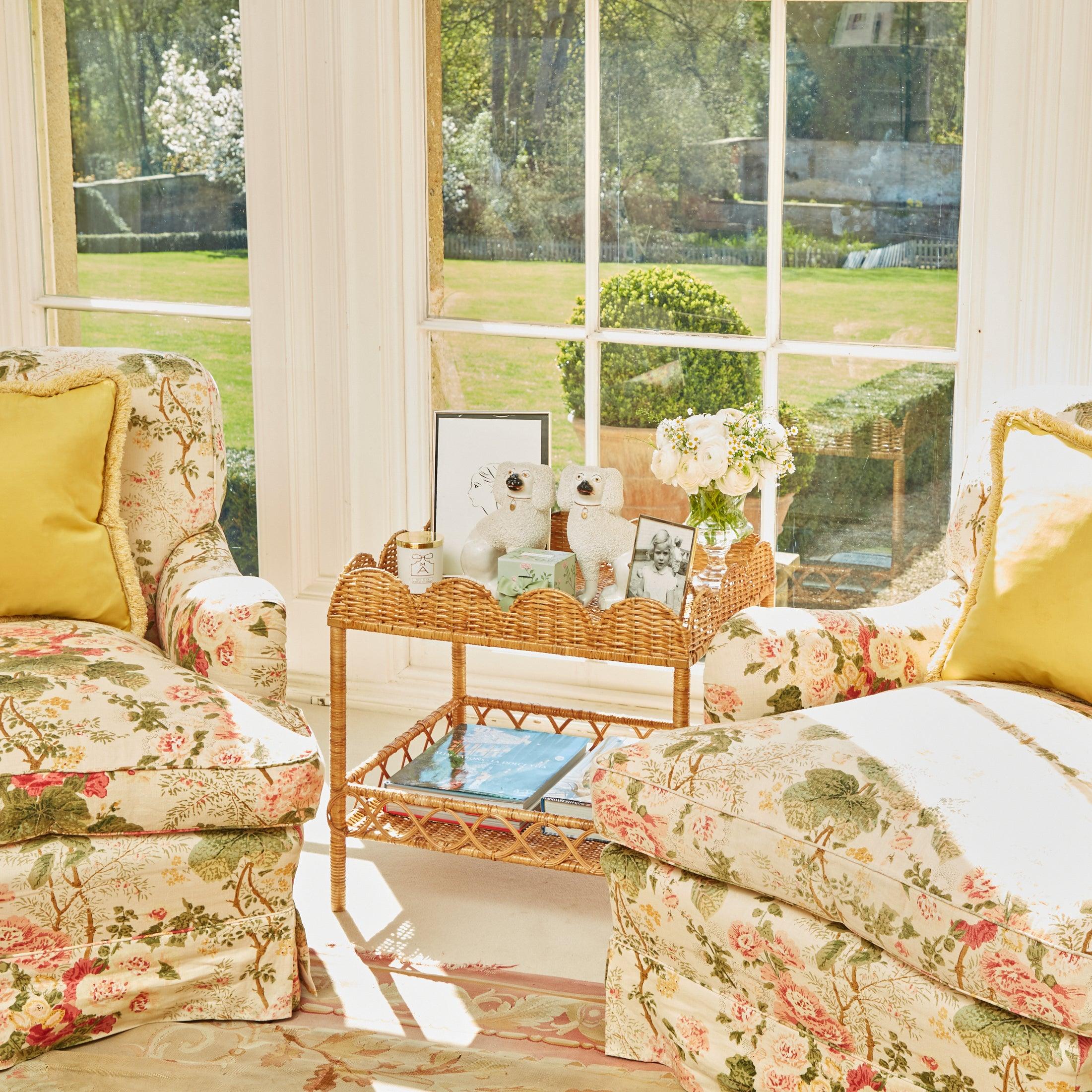 Sophia Rattan Side Table - Image 7