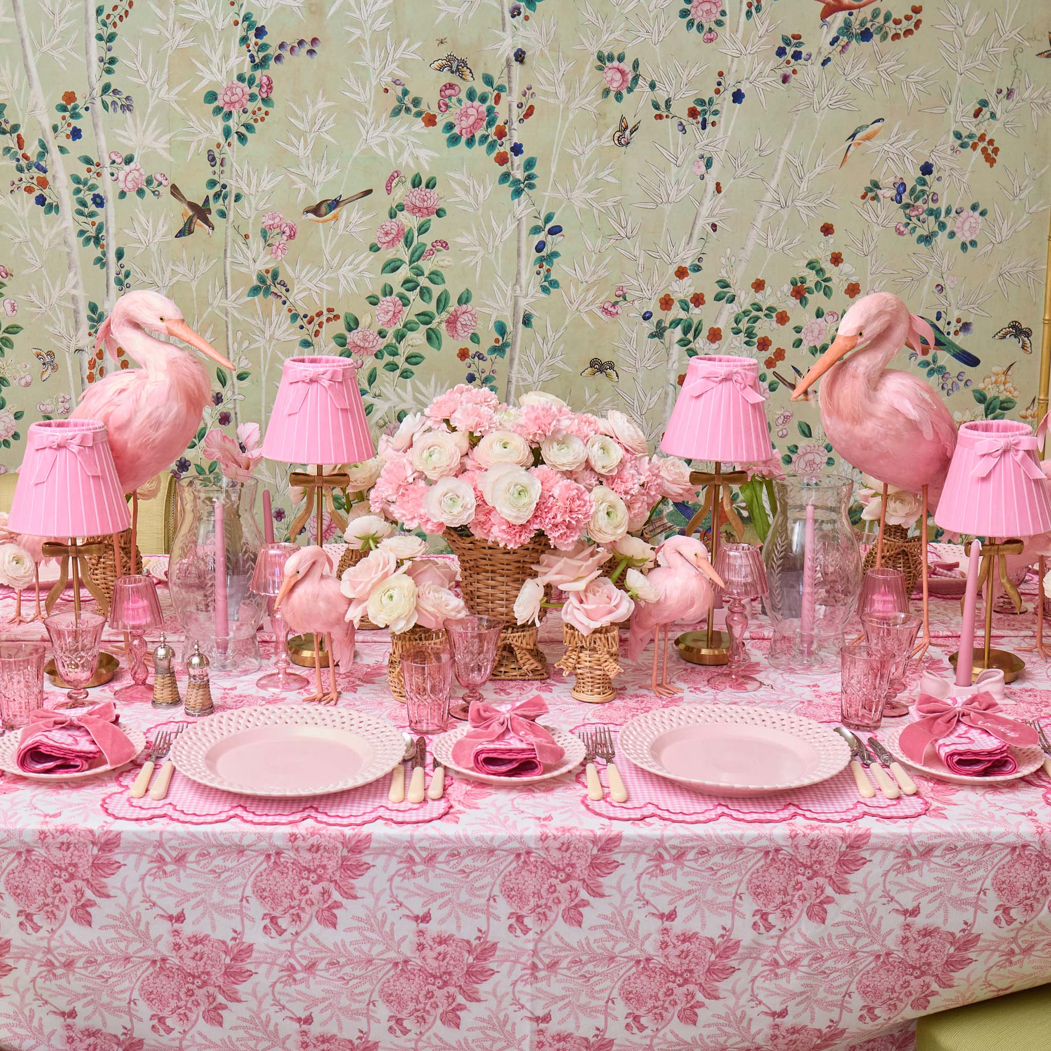 Tall Marilyn Bow Rechargeable Lamp with Pink Velvet Bow Shade (18cm) - Image 6