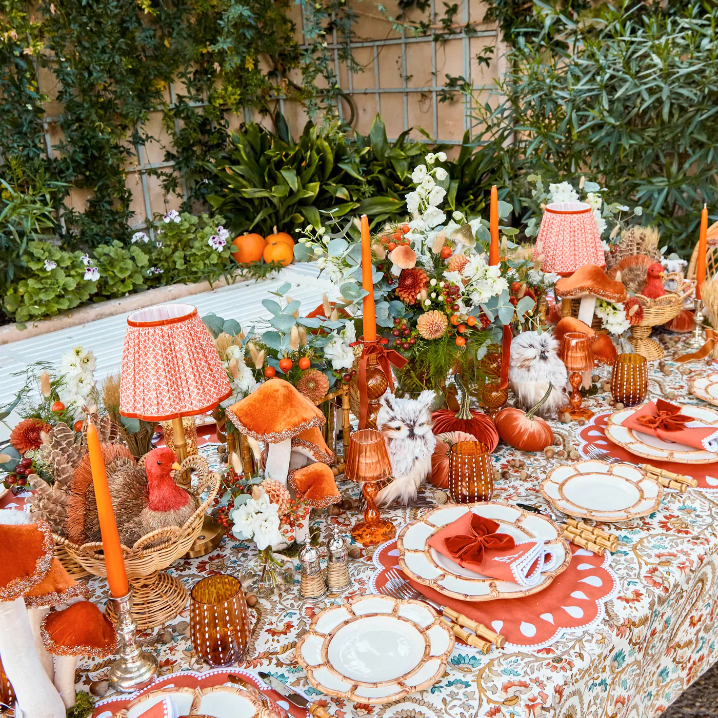 Handmade Orange Candles (Set of 8) - Image 4