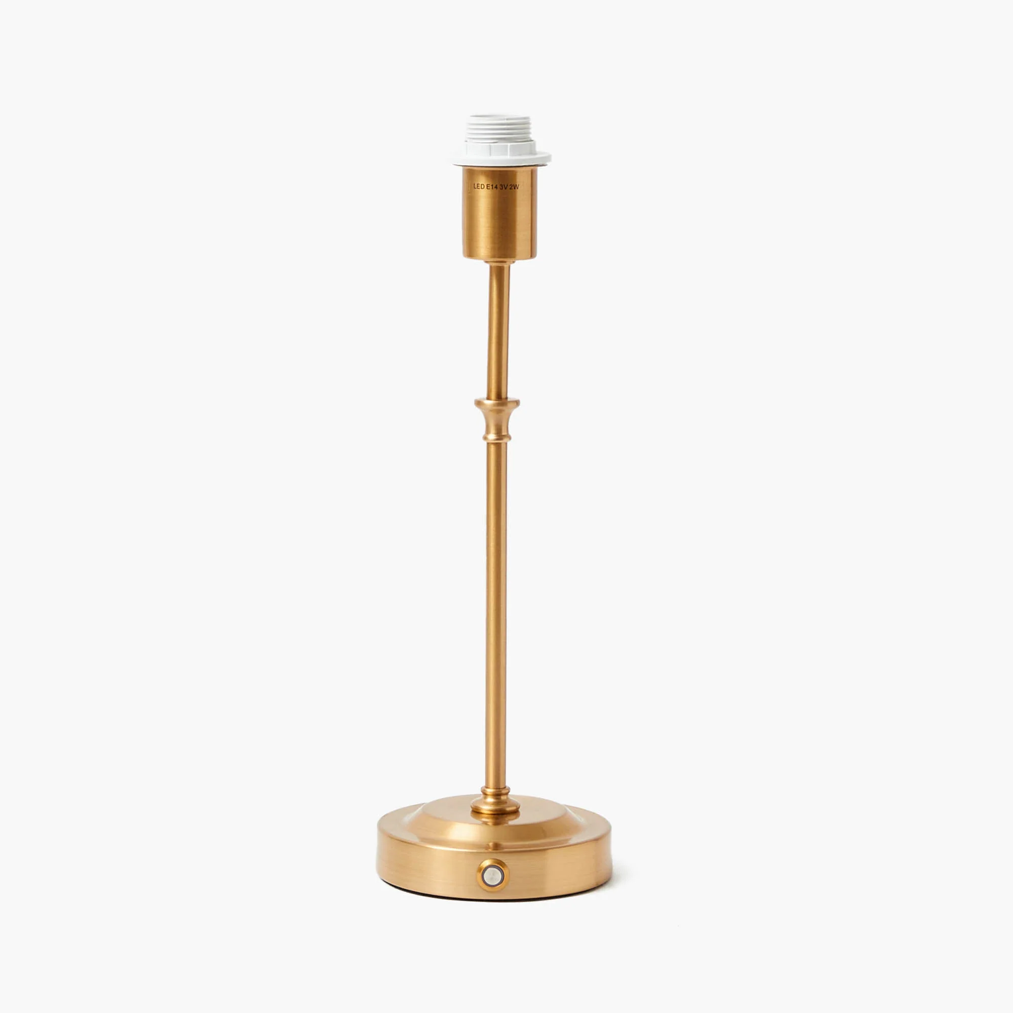 Edie Rechargeable Lamp with Olive & Chocolate Ikat Shade (18cm) - Image 9