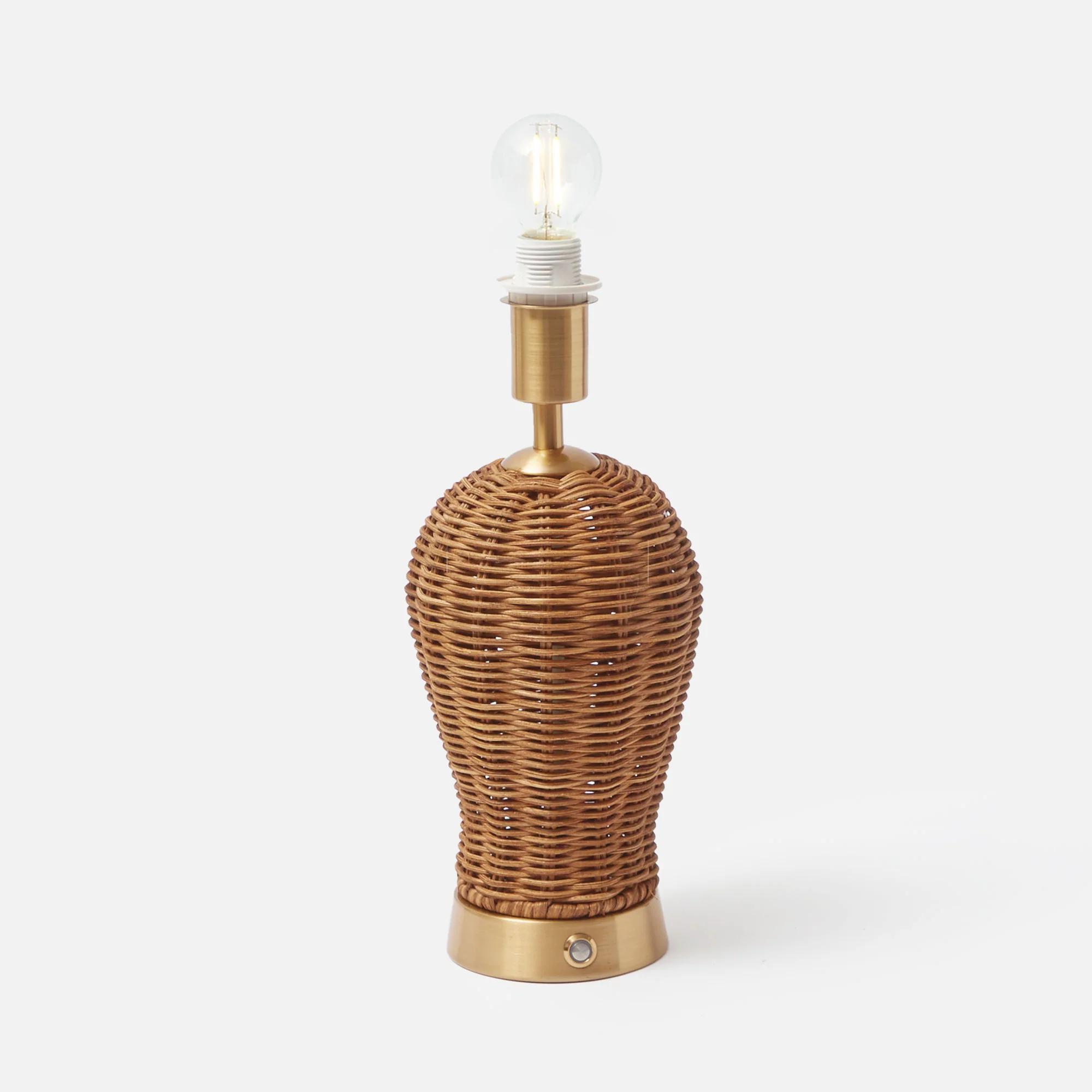 Trio of Rechargeable Rattan Lamps - Image 10