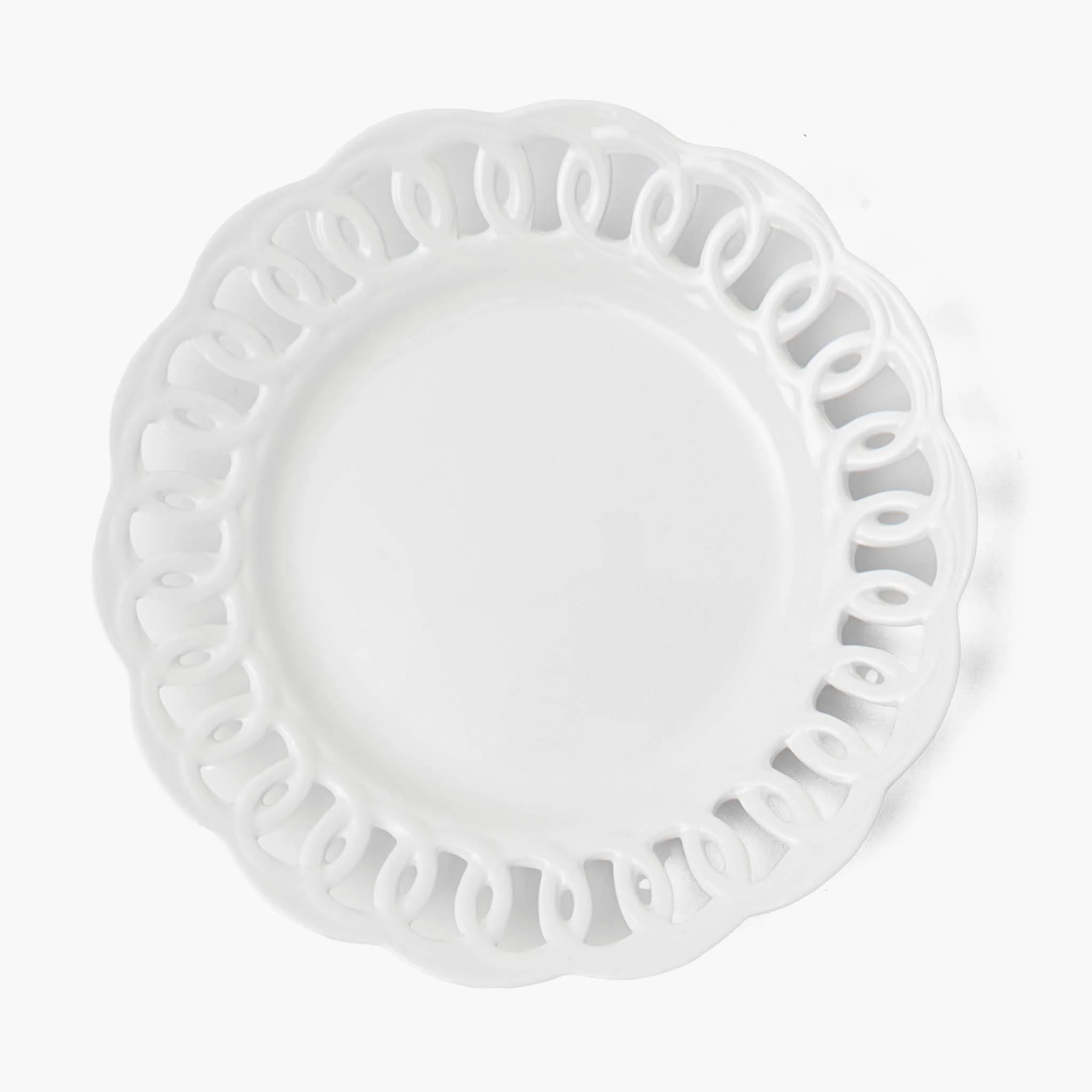 White Lace Dinner Plates (Set of 4) - Image 19