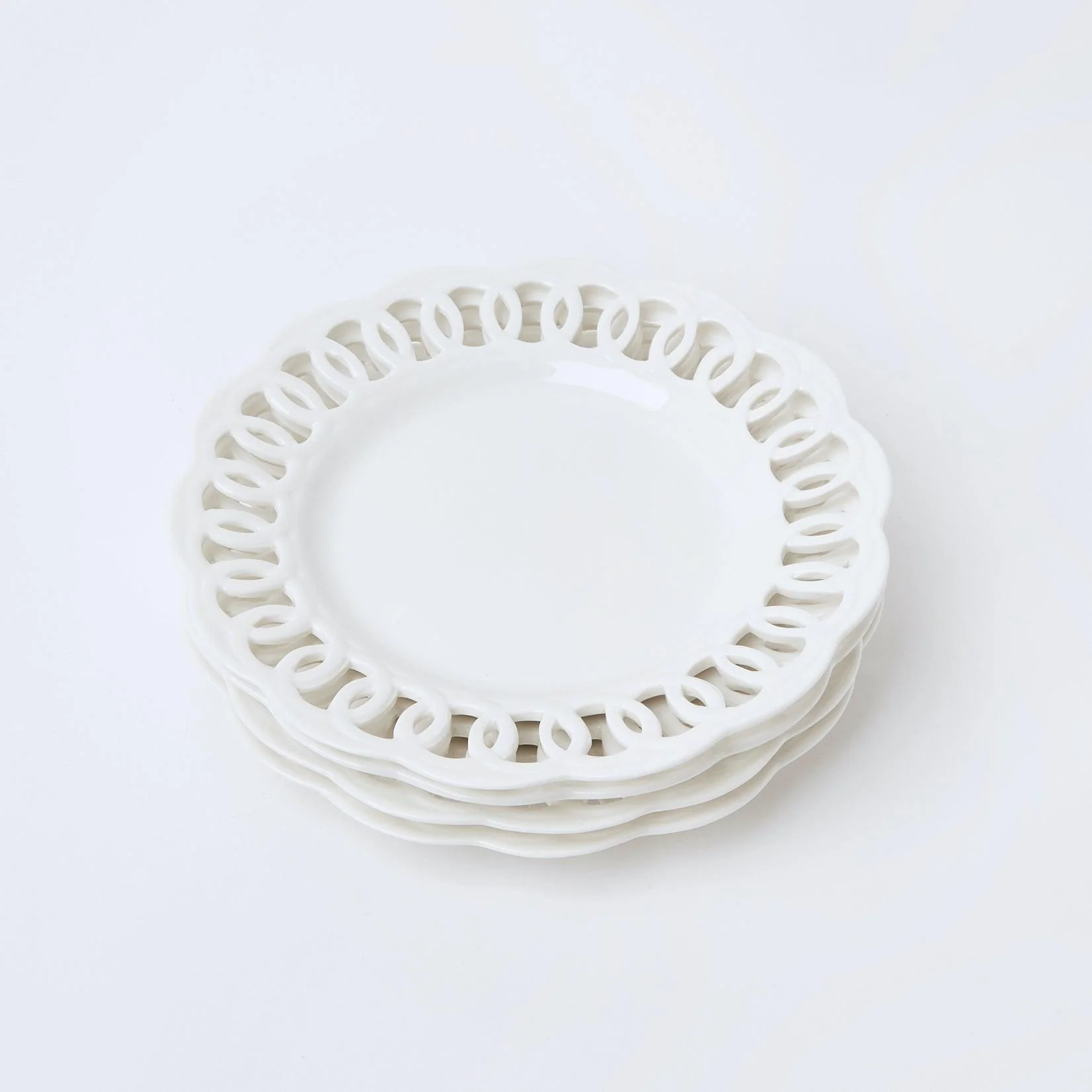 White Lace Starter Plates (Set of 4) - Image 13