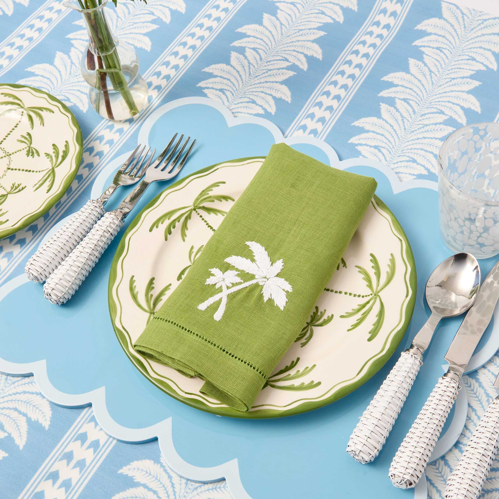 White Rattan Cutlery (5 Piece) - Image 3