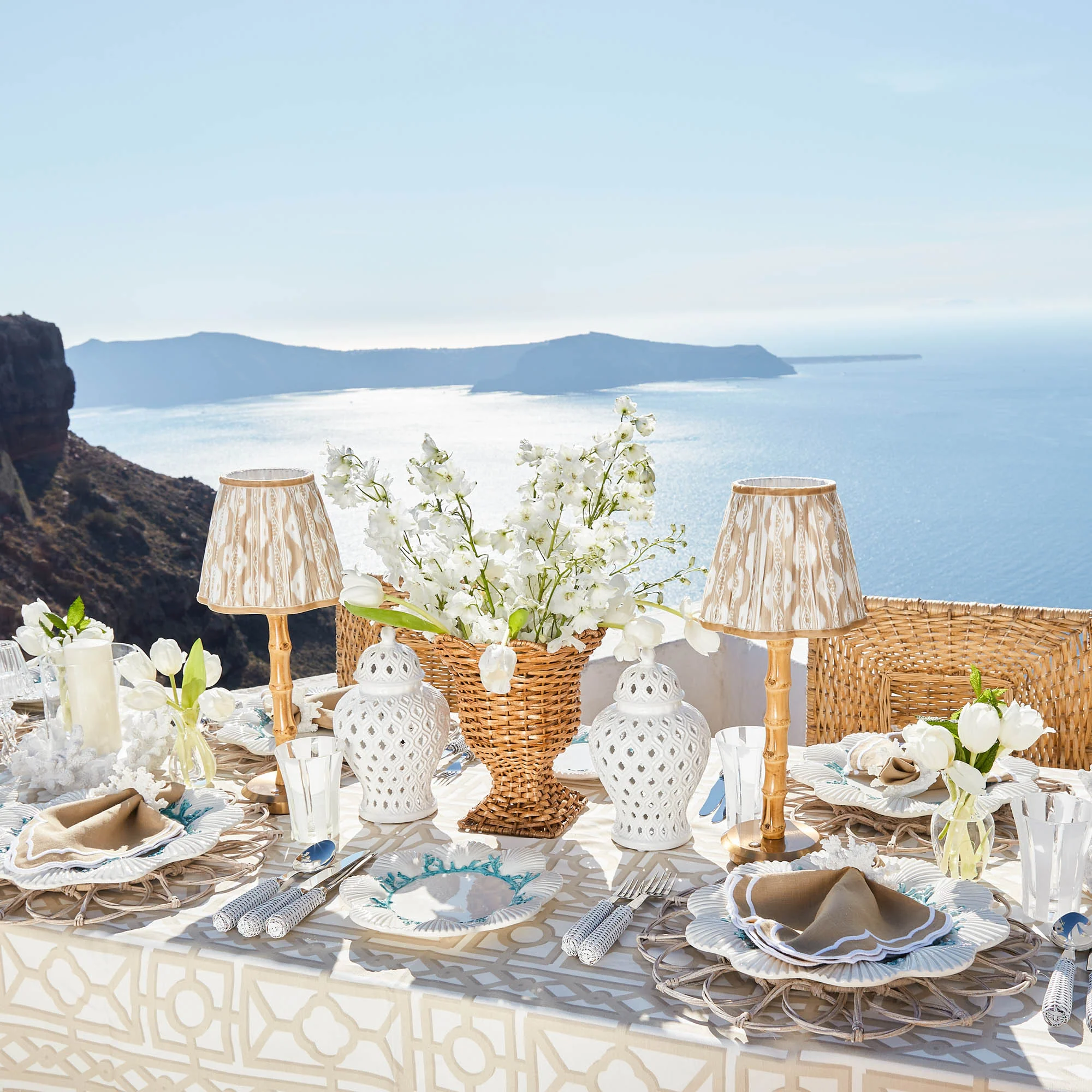 White Rattan Cutlery (5 Piece) - Image 6